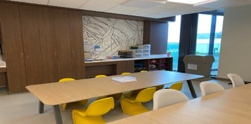 Tables in the Inpatient Playroom