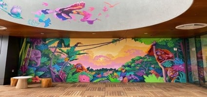 Mural in the Tree House