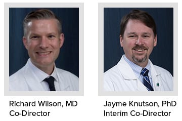 Richard Wilson, MD and Jayme Knutson, PhD