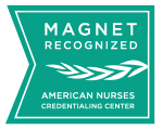 Magnet Recognized American Nurses Credentialing Center badge