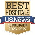U.S. News Best Hospitals for Rehabilitation 2025-2026 logo