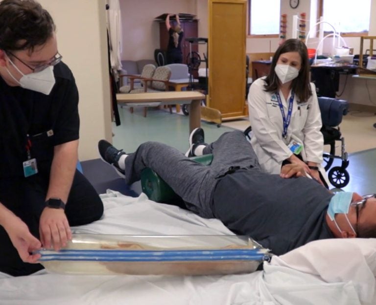 MetroHealth Rehabilitation Institute resident, faculty, and patient