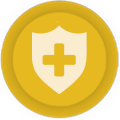 Shield with cross design