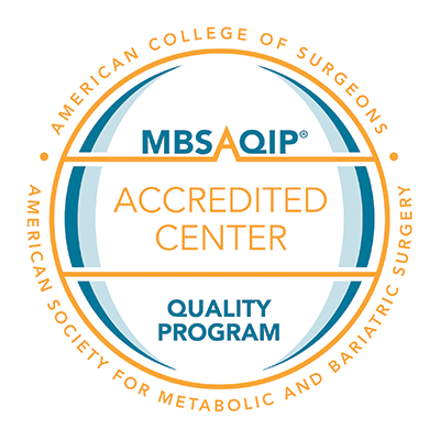 MBSAQIP Accredited Center badge