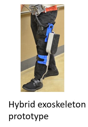 Hybrid Exoskeleton prototype