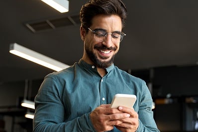 latin manholding cell phone
